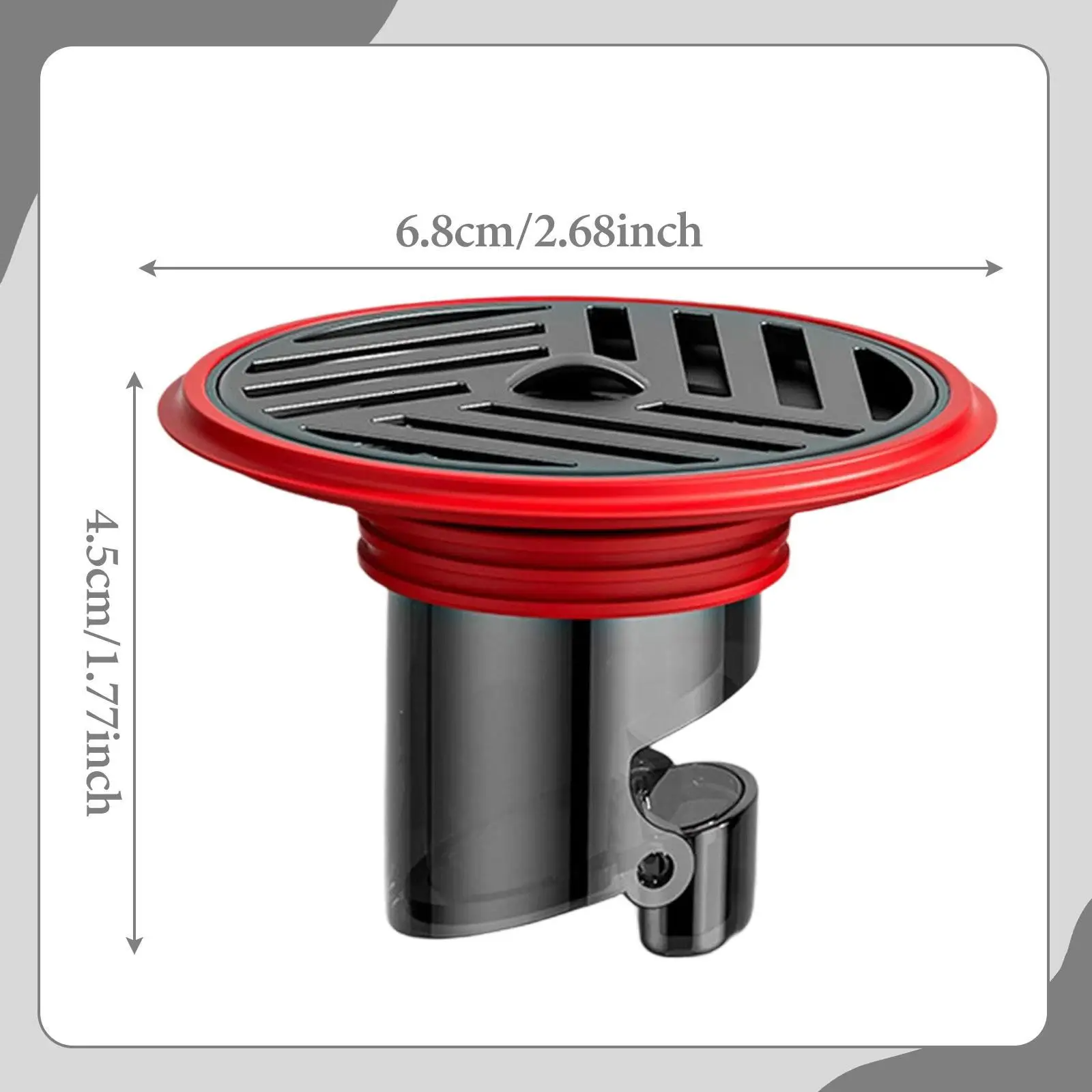 SmartDrain Kompakter Abfluss – Edelstahl & Silikon Rückflussschutz für Bad, Dusche & Küche