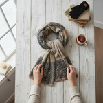 Nordischer Charme – Eleganter Winterschal für Damen