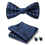 Elegantes Set mit stilvollen Fliegen und Accessoires