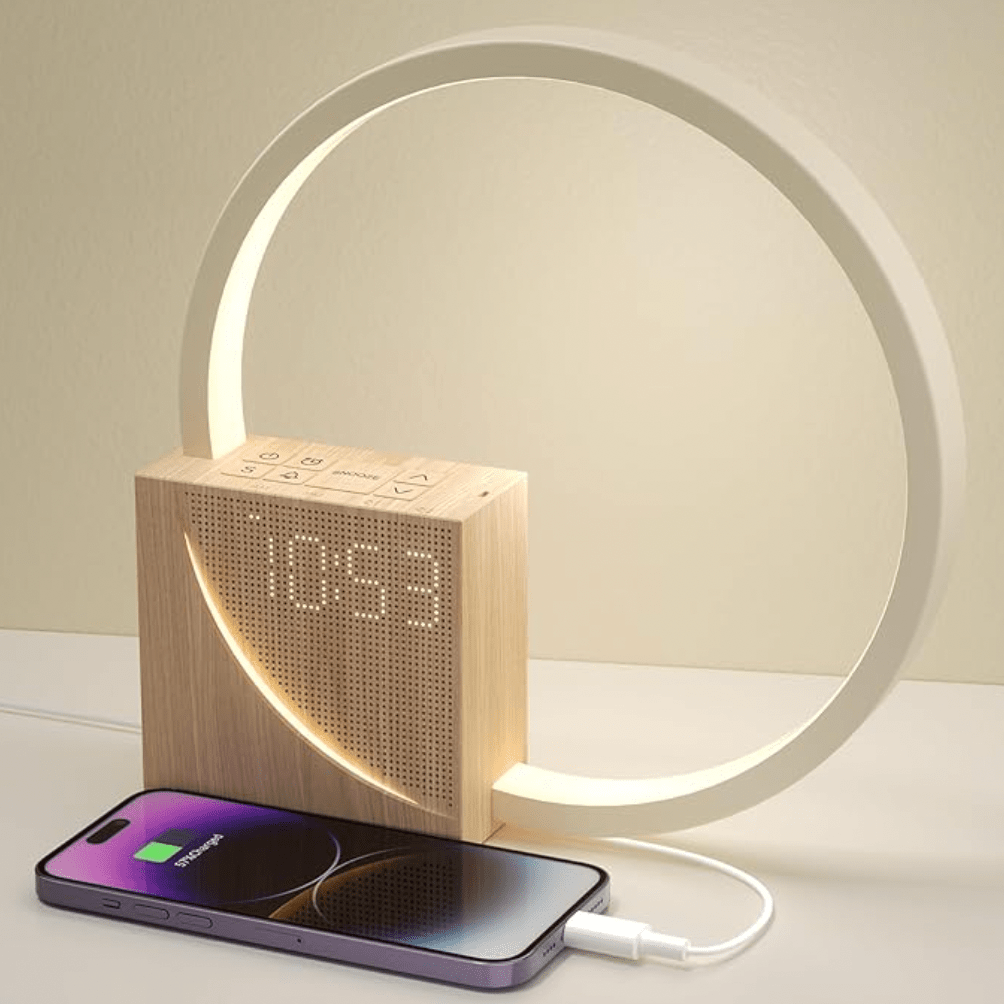 Sonnenaufgangswecker – Digitaler Lichtwecker mit Ladefunktion