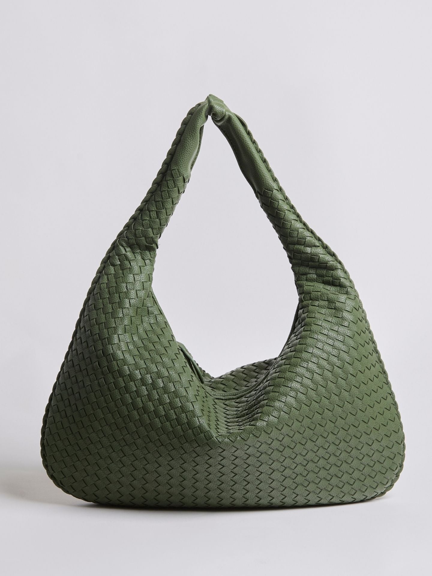 Stylish Women's Shoulder Bag with Braided Design