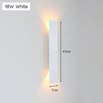 Moderne Aluminium-Wandlampe für den Außenbereich