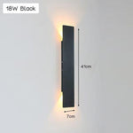 Moderne Aluminium-Wandlampe für den Außenbereich