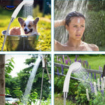 AquaGlide Tragbare Dusche | Wiederaufladbare Dusche für drinnen und draußen