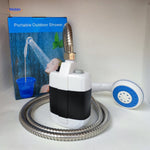 AquaGlide Tragbare Dusche | Wiederaufladbare Dusche für drinnen und draußen