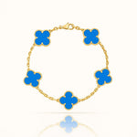 Elegantes Damenarmband in Gold und Schwarz – Stilvoller Schmuck