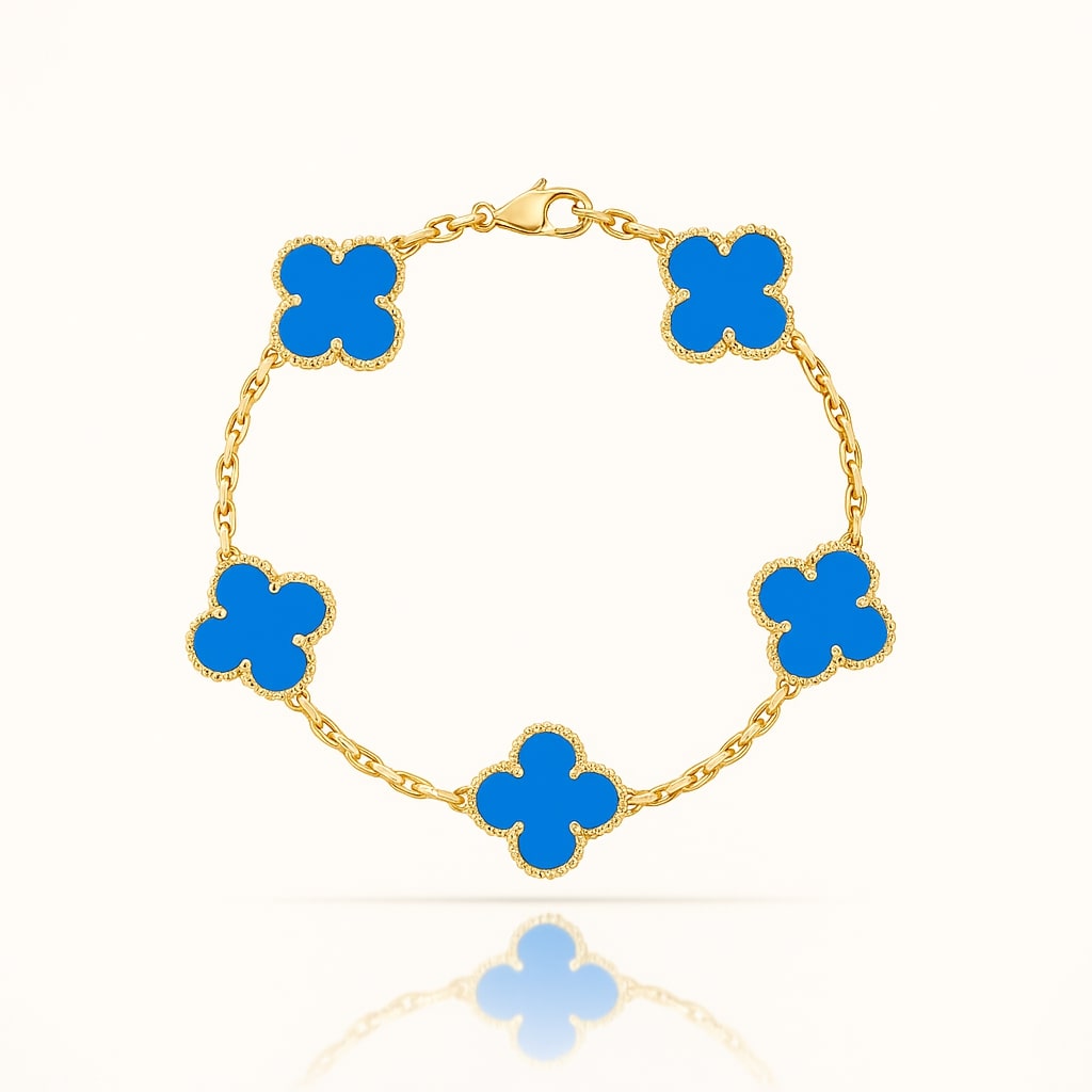 Elegantes Damenarmband in Gold und Schwarz – Stilvoller Schmuck