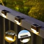 Solar-Powered Outdoor Lights with Motion Sensor – Set of 4