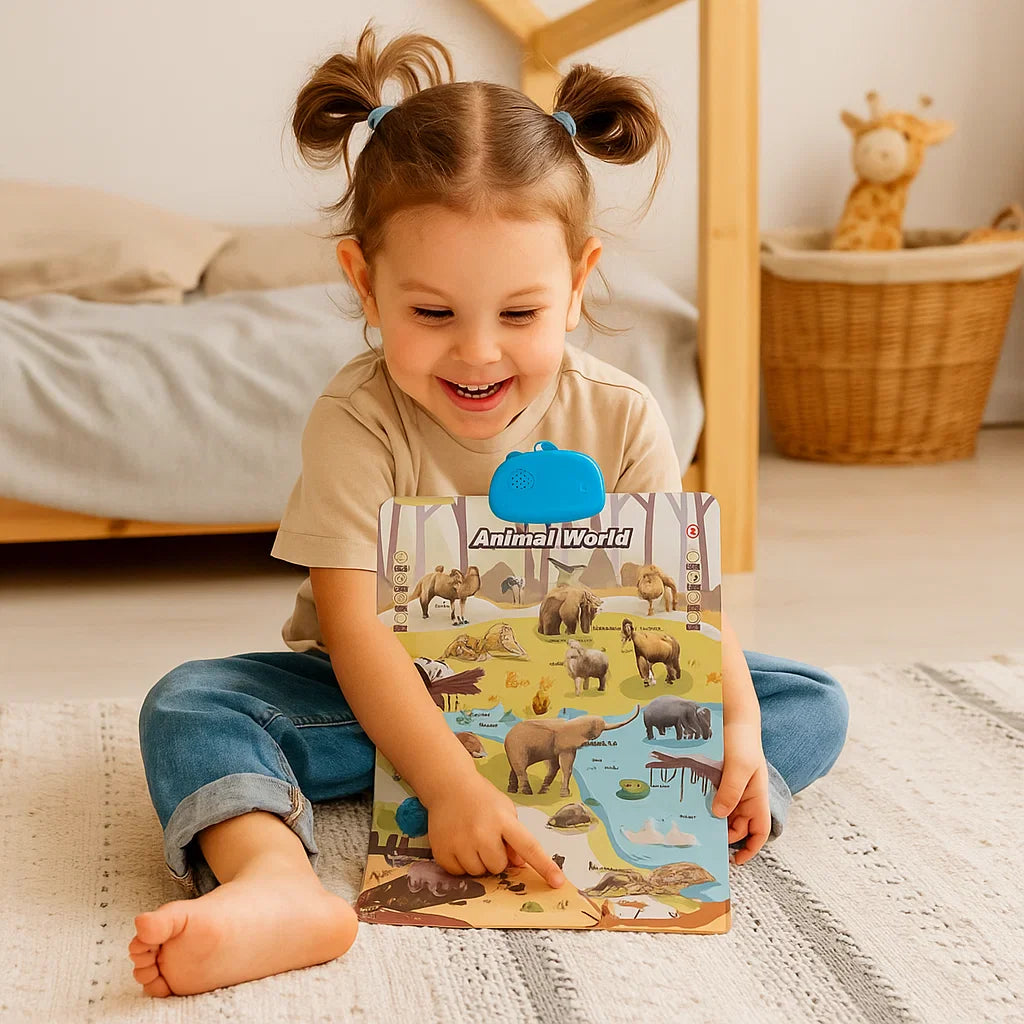 English Learning Wall for Kids with Voice Function