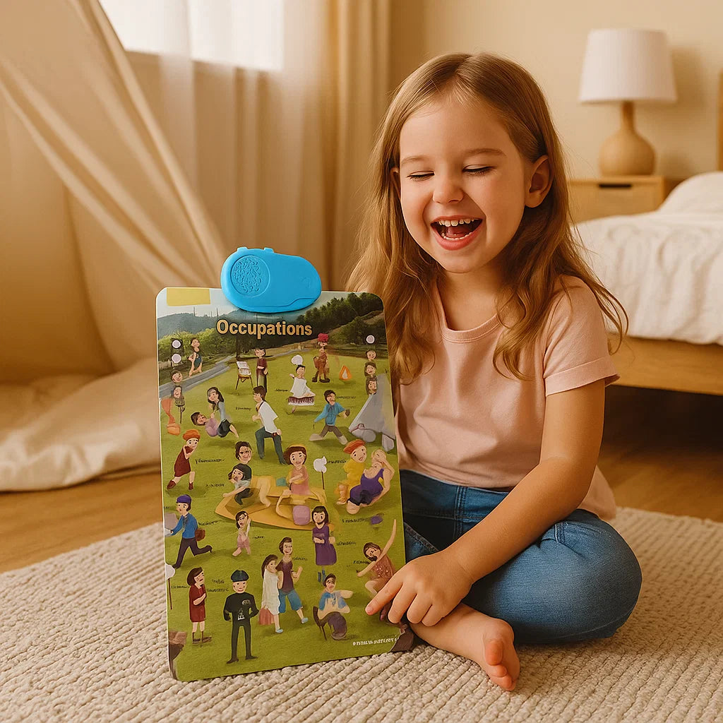 English Learning Wall for Kids with Voice Function