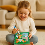 Selbstlöschendes Wasser-Malbuch-Set für Kinder mit Pinsel