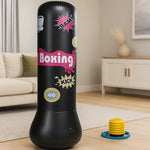 Inflatable Kids' Punching Bag with Gloves – Safe Training