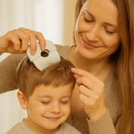 Gentle comb for children's haircuts