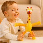 Baby Toy with Suction Cup – Giraffe for Sensory Stimulation