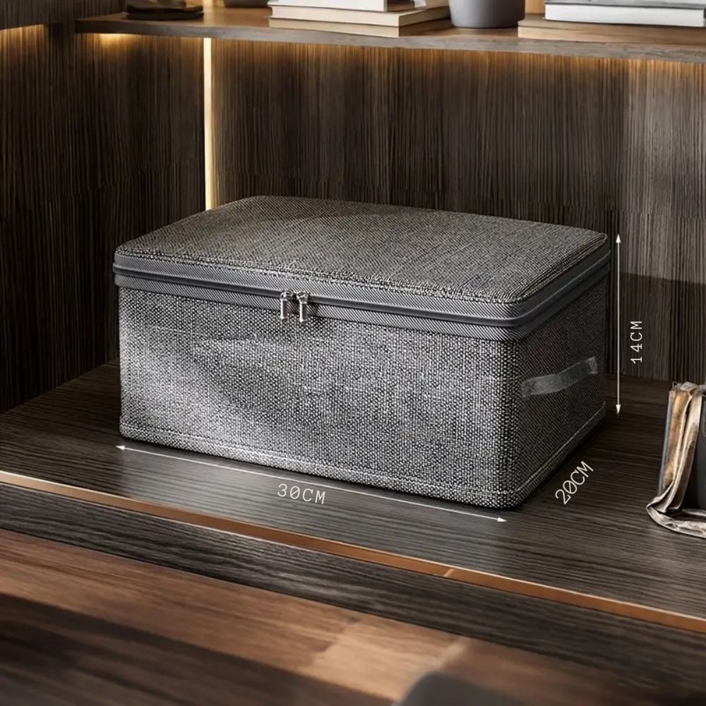 Praktische Aufbewahrungsbox mit Deckel – Faltbar & Platzsparend