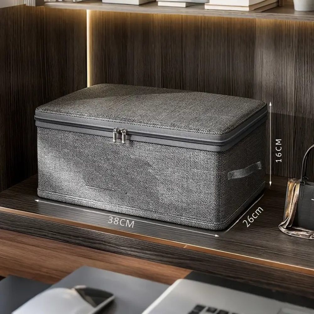Praktische Aufbewahrungsbox mit Deckel – Faltbar & Platzsparend
