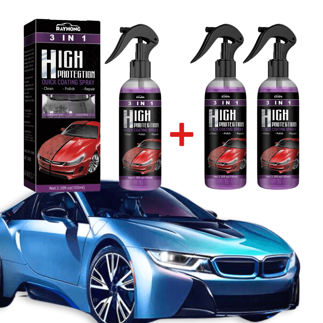 AutoGlanz - 3-in-1 Nano-Beschichtungsspray | 1+2 Gratis