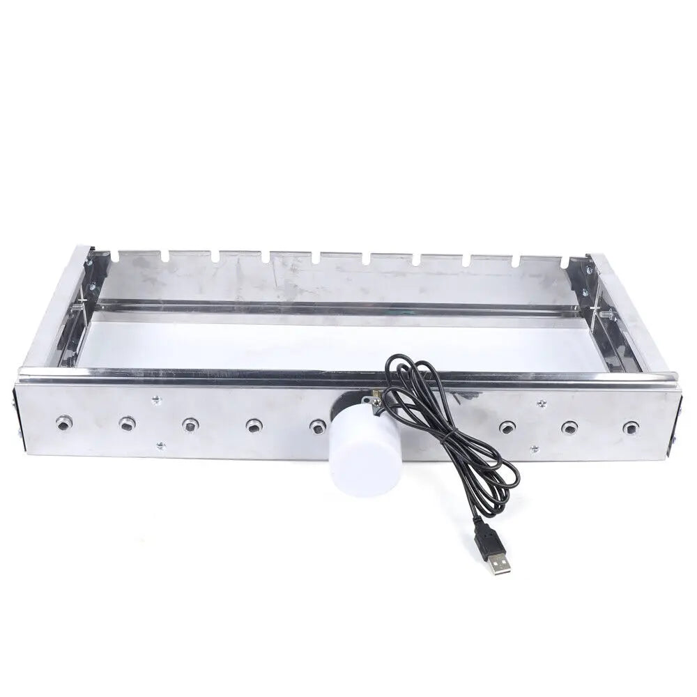 Stainless Steel Grill Rotisserie Set with Automatic Rotation Function
