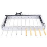 Stainless Steel Grill Rotisserie Set with Automatic Rotation Function
