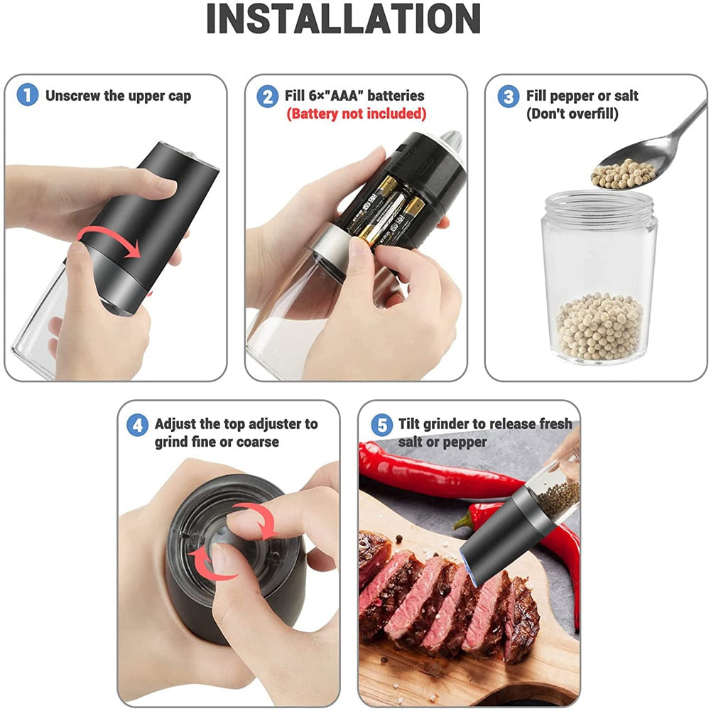 Smart Spice Grinder with LED Lighting | SpiceMaster