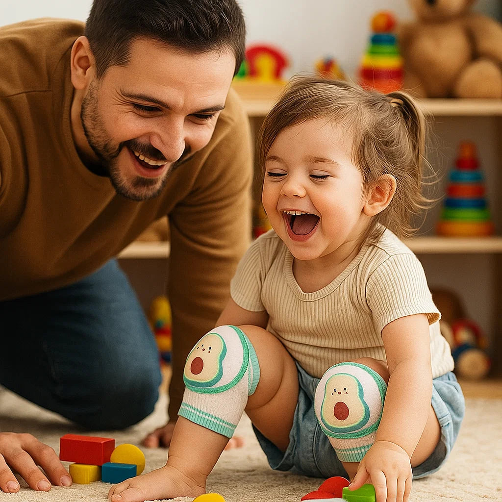 Comfortable knee pads for toddlers in a cute design