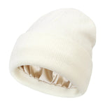 Noor Silk Winter Hat – Wool & Silk – Frizz Protection for Hair