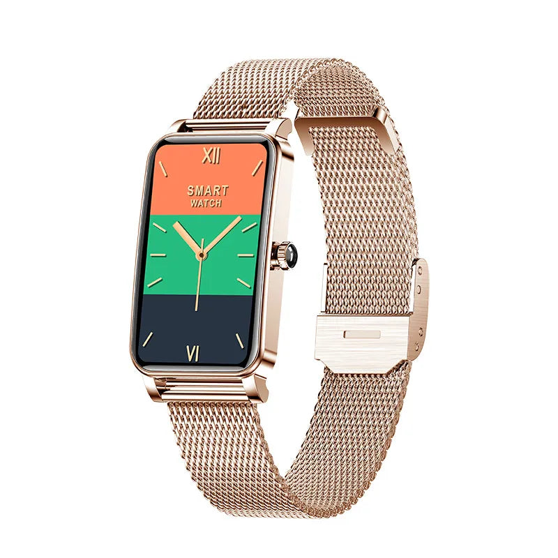 Elegant Smartwatch with Fitness Tracking and Notifications