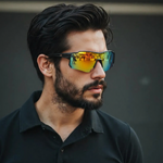 Aktive Herren-Sportbrille mit UV-Schutz - Robust und Stilvoll