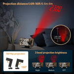 Projektionswecker mit flexibler 180° Anzeige – Schlummerfunktion und Temperaturdisplay