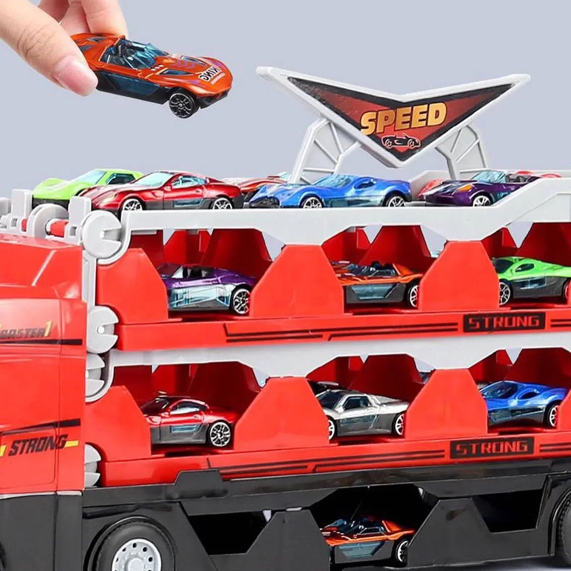 Truck Racing Track – 2-in-1 Fold-Out Playset