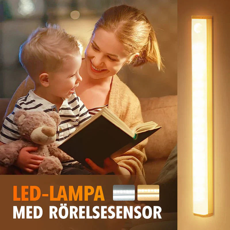 Smart LED lamp with motion sensor and USB charging function