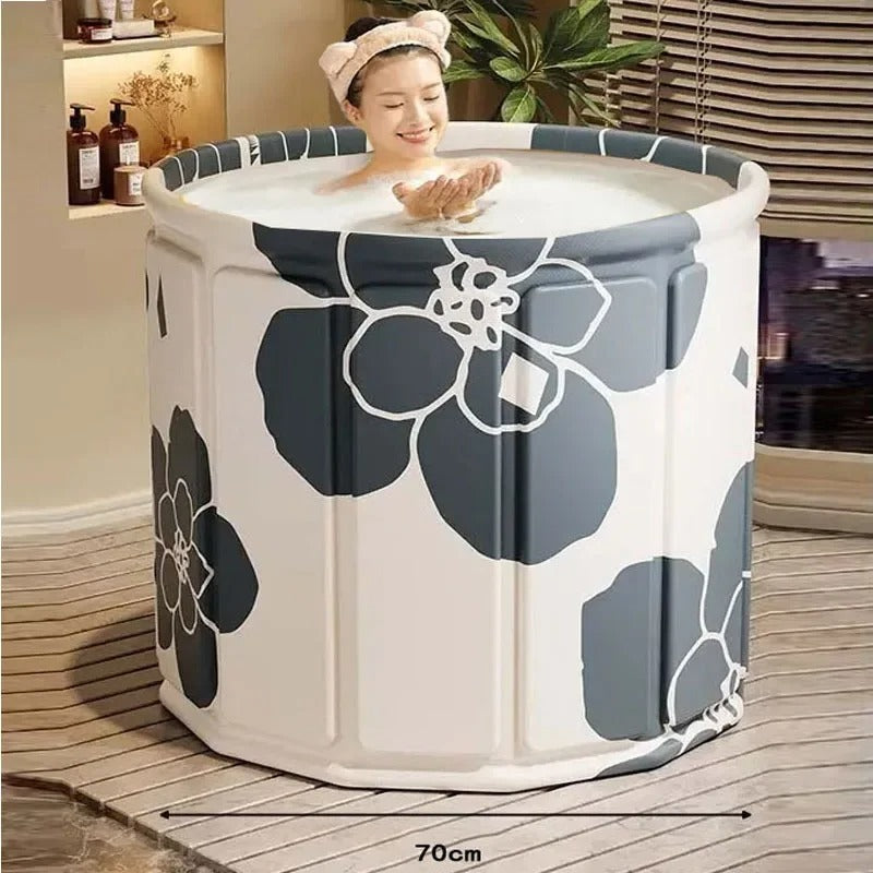 FlexiBad Deluxe – Foldable Bathtub for Adults and Children with Thermal Insulation