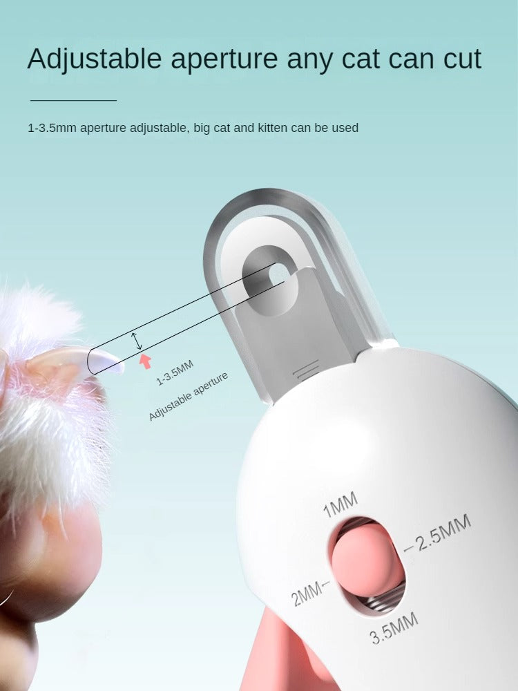 Pet Nail Trimmer with 8x Lever System – Easy Cutting