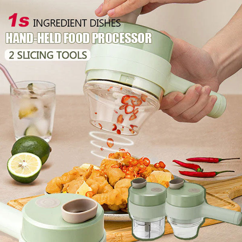 Multifunctional Handheld Vegetable Slicer with 4 Functions