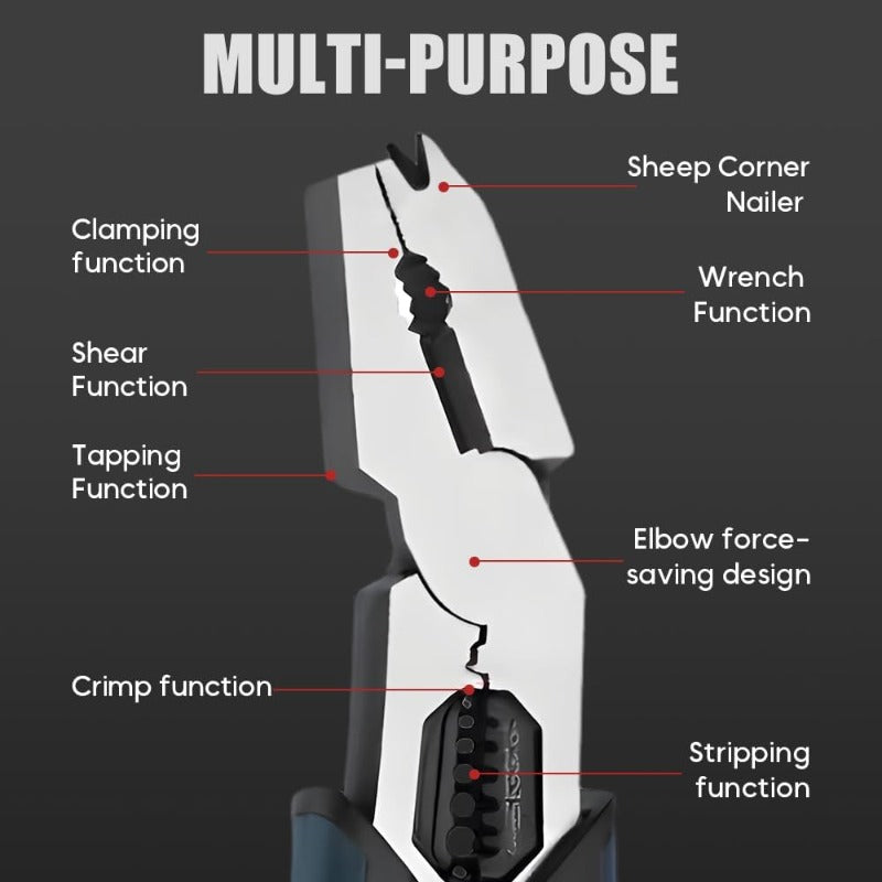9-in-1 Electrician's Wire Cutter Tool