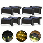 Solarbetriebene LED-Wandleuchten für stimmungsvolle Gartenbeleuchtung