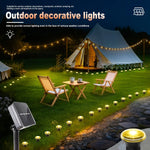 Solar-powered LED Garden Lighting with 15/30 Lights | 8 Lighting Modes | IP65 Weatherproof