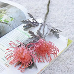 Elegante Kunst-Chrysantheme 38 cm | Realistische 10 cm Blüte