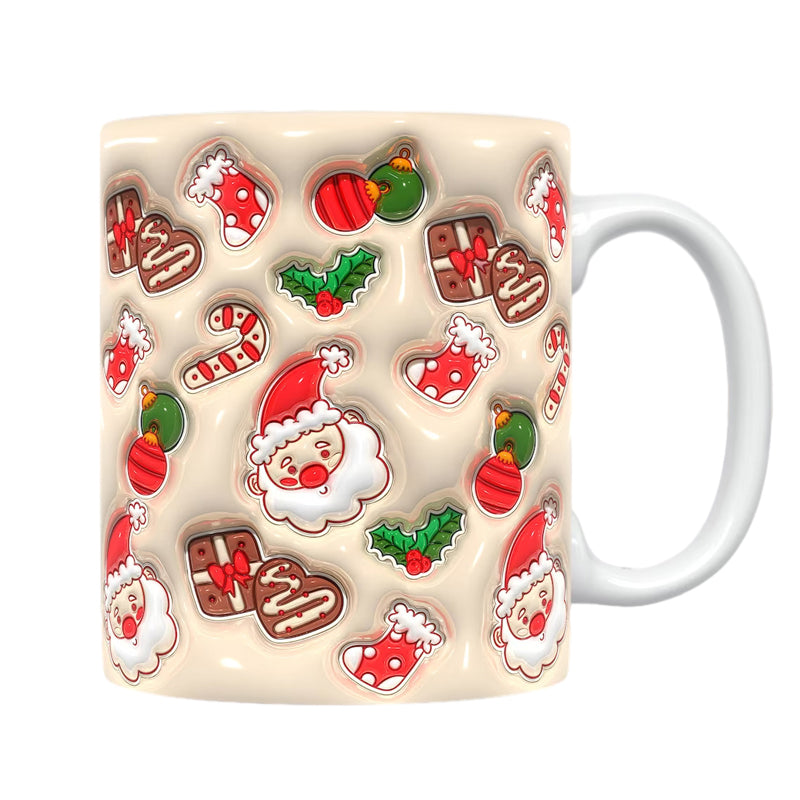 3D Luftige Weihnachtsbecherumhüllung