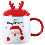 Christmas mugs with festive design