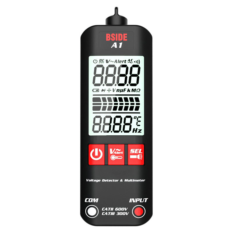Fully automatic digital multimeter with anti-burn function