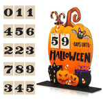 Wooden Advent Calendar for Halloween
