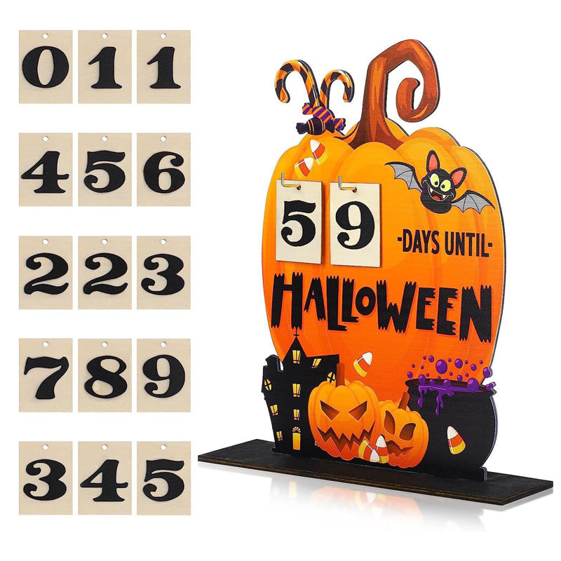 Wooden Advent Calendar for Halloween