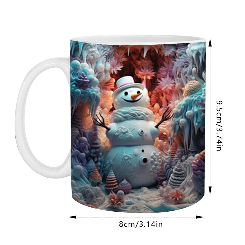 3D Schneemann Tasse