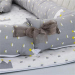 Foldable Baby Bed with Pillow – Portable Design for Travel