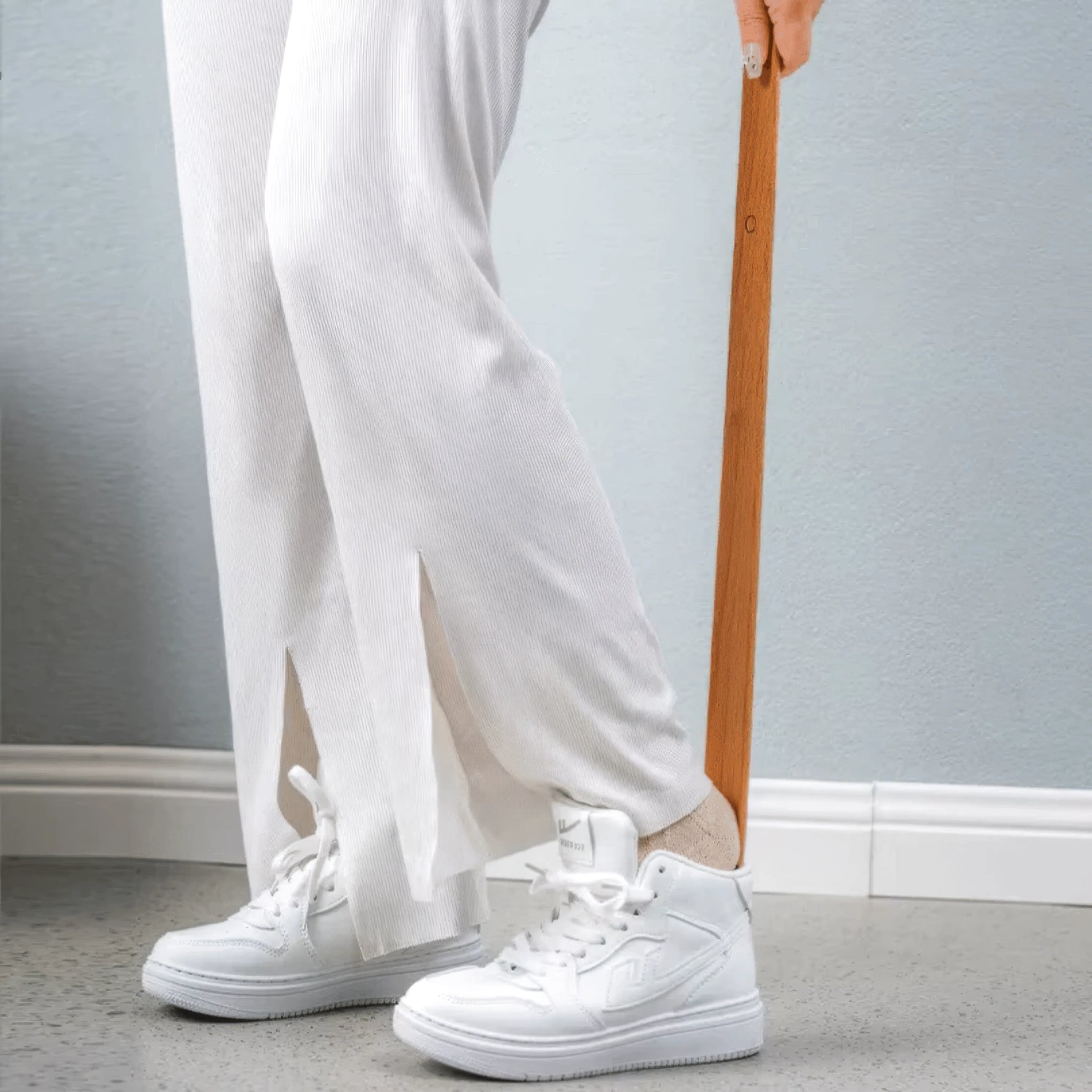 Stylischer Schuhanzieher aus Buchenholz – Einfach und Elegant