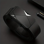 Elegant Leather Belt for Men with Automatic Buckle – Versatile and Stylish