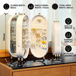 Eleganter Schmuck Organizer | Stilvolle Aufbewahrung mit Spiegel