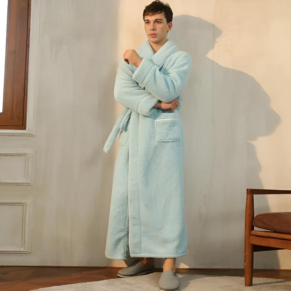 Cozy Fleece Bathrobe for Women & Men