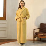 Cozy Fleece Bathrobe for Women & Men